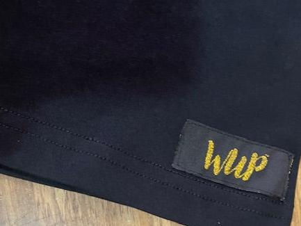 Wrecked Up puff print Green on black T-shirt 280grm heavy cotton