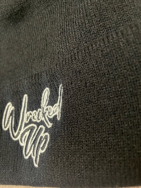 New Design Beanie embroidery Wrecked Up good heavy quality beanie 100% ACRYLIC