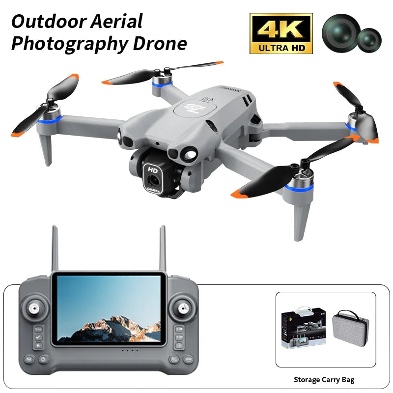 NEW L700 MAX Foldable Drone 4K Professional HD Dual Cameras Security UAV Obstacle Avoidance Brushles WIFI FPV Mini RC Quadcopter