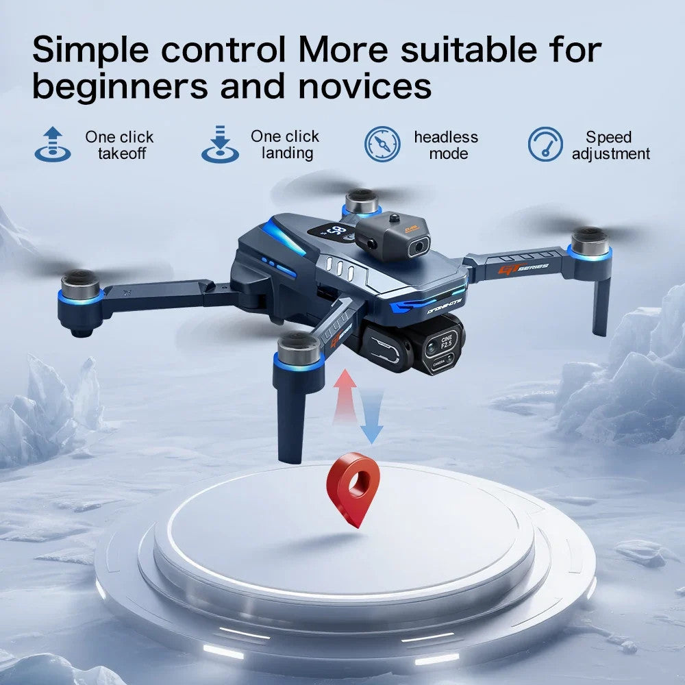 Original GT8 GPS Foldable Drone 8K Dual Camera 5G WIFI FPV Brushless Optical