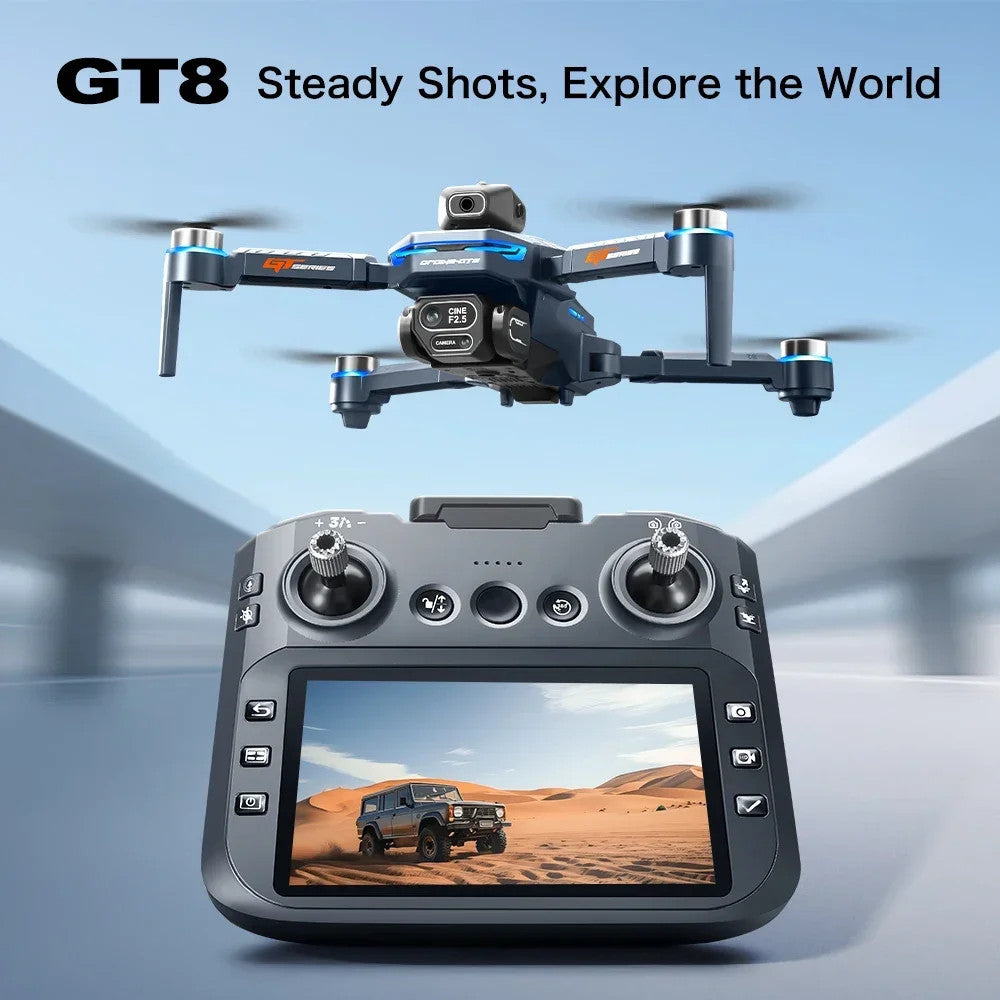 Original GT8 GPS Foldable Drone 8K Dual Camera 5G WIFI FPV Brushless Optical