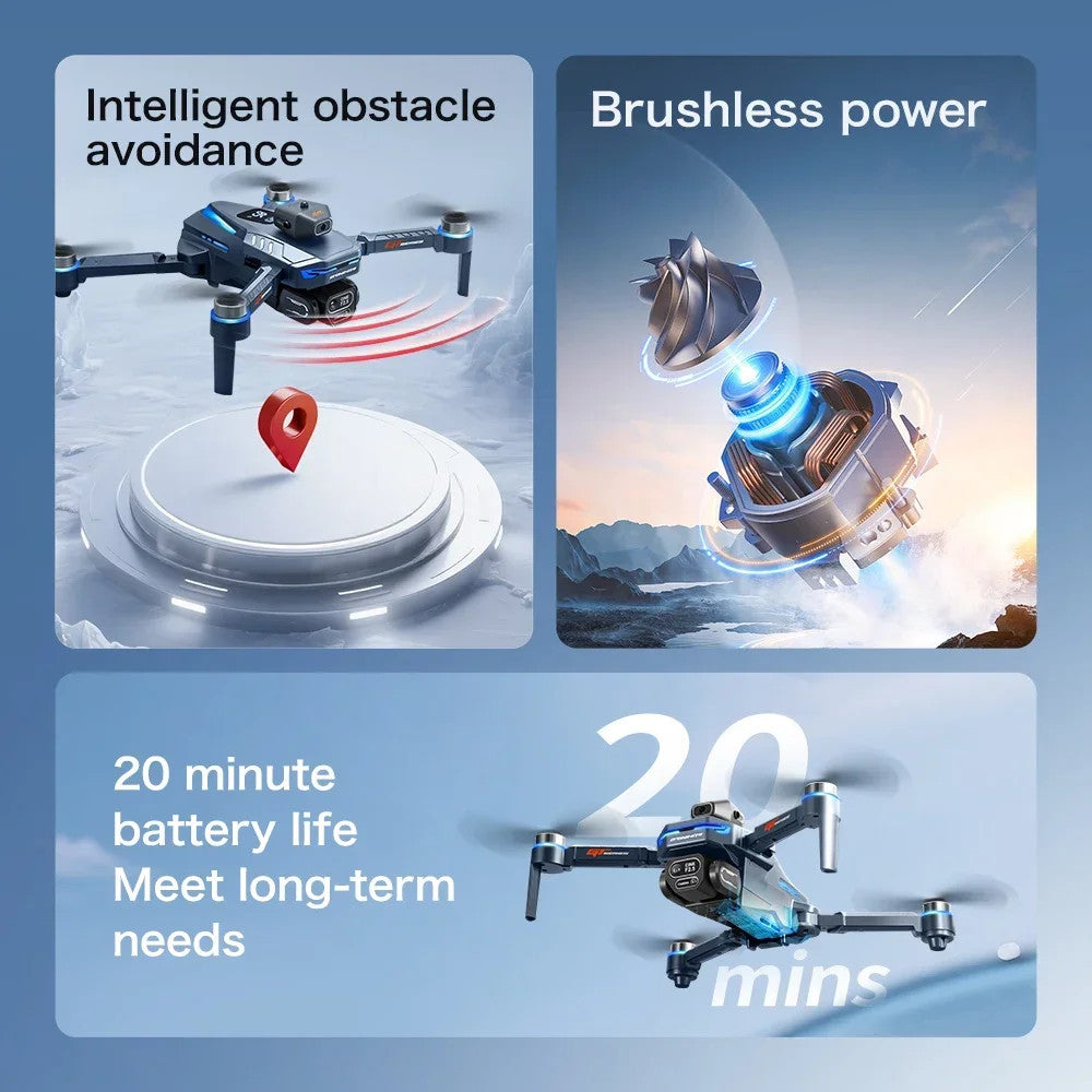 Original GT8 GPS Foldable Drone 8K Dual Camera 5G WIFI FPV Brushless Optical