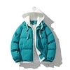 Wrecked Up Puffer Jacket Hoodie High Quality Winter Thick Warm Casual Hood Men's Clothes