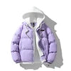 Wrecked Up Puffer Jacket Hoodie High Quality Winter Thick Warm Casual Hood Men's Clothes