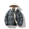 Wrecked Up Puffer Jacket Hoodie High Quality Winter Thick Warm Casual Hood Men's Clothes