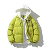Wrecked Up Puffer Jacket Hoodie High Quality Winter Thick Warm Casual Hood Men's Clothes