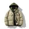 Wrecked Up Puffer Jacket Hoodie High Quality Winter Thick Warm Casual Hood Men's Clothes
