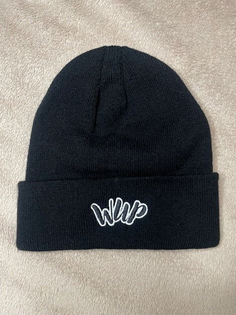 New Design Beanie embroidery WUP  ( Wrecked Up) good heavy quality beanie 100% ACRYLIC
