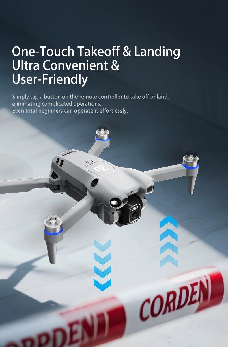 NEW L700 MAX Foldable Drone 4K Professional HD Dual Cameras Security UAV Obstacle Avoidance Brushles WIFI FPV Mini RC Quadcopter