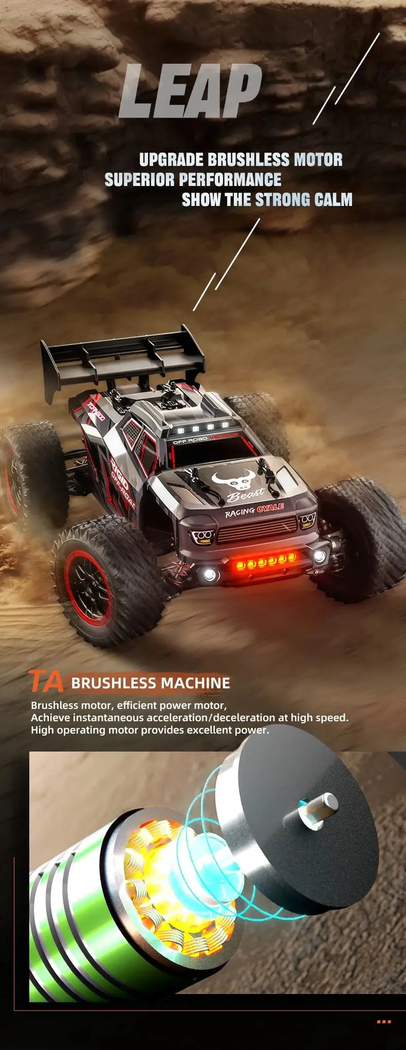 ZLL SG316 Max 1/16 RC Car Carbon Brush 4WD 80KM/H Racing Car 2.4G High Speed