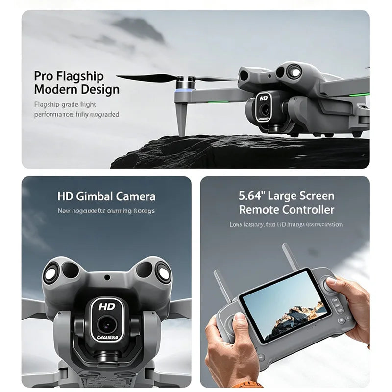 NEW L700 MAX Foldable Drone 4K Professional HD Dual Cameras Security UAV Obstacle Avoidance Brushles WIFI FPV Mini RC Quadcopter