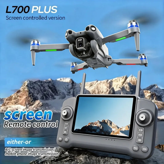 NEW L700 MAX Foldable Drone 4K Professional HD Dual Cameras Security UAV Obstacle Avoidance Brushles WIFI FPV Mini RC Quadcopter