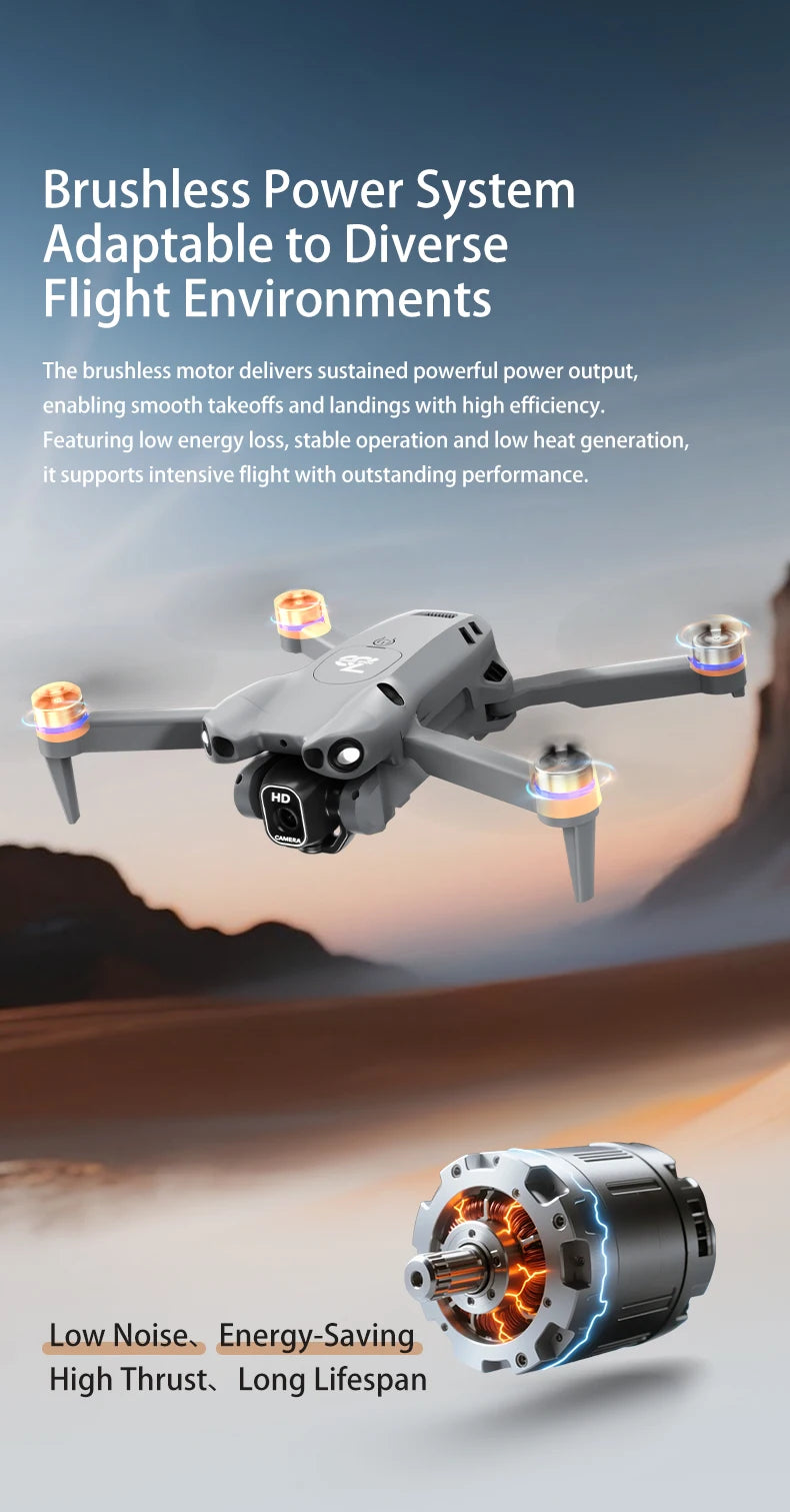NEW L700 MAX Foldable Drone 4K Professional HD Dual Cameras Security UAV Obstacle Avoidance Brushles WIFI FPV Mini RC Quadcopter
