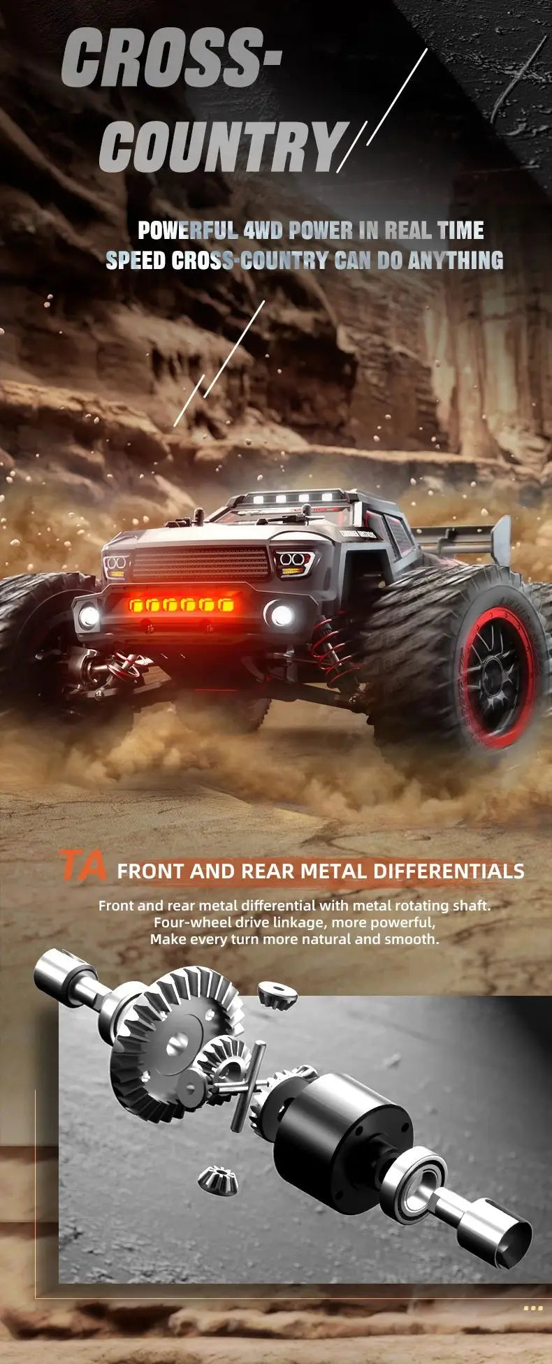 ZLL SG316 Max 1/16 RC Car Carbon Brush 4WD 80KM/H Racing Car 2.4G High Speed