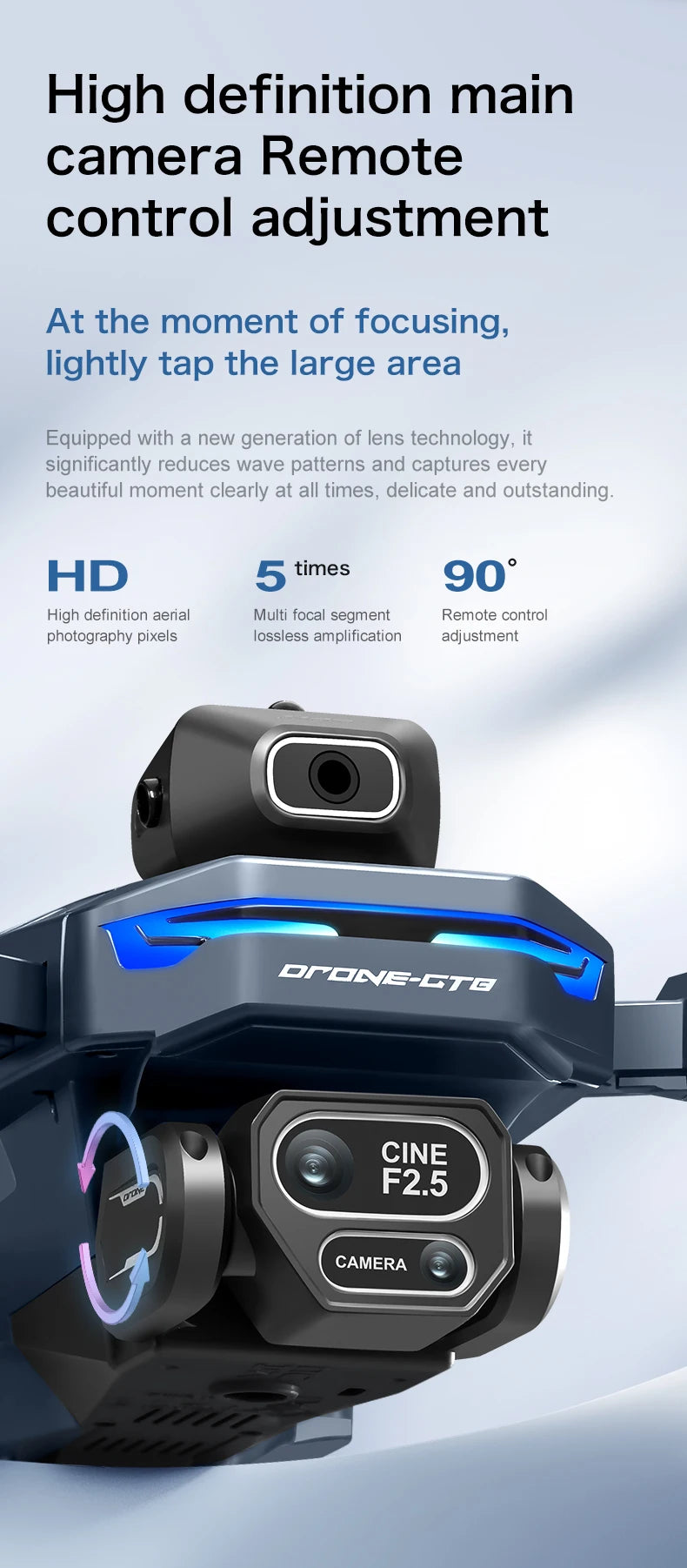 GT8 Foldable GPS RC Drone 8K HD ESC Camera Brushless Motor Obstacle Avoidance 4.3" Screen Controller FPV Quadcopter Aerial Drone