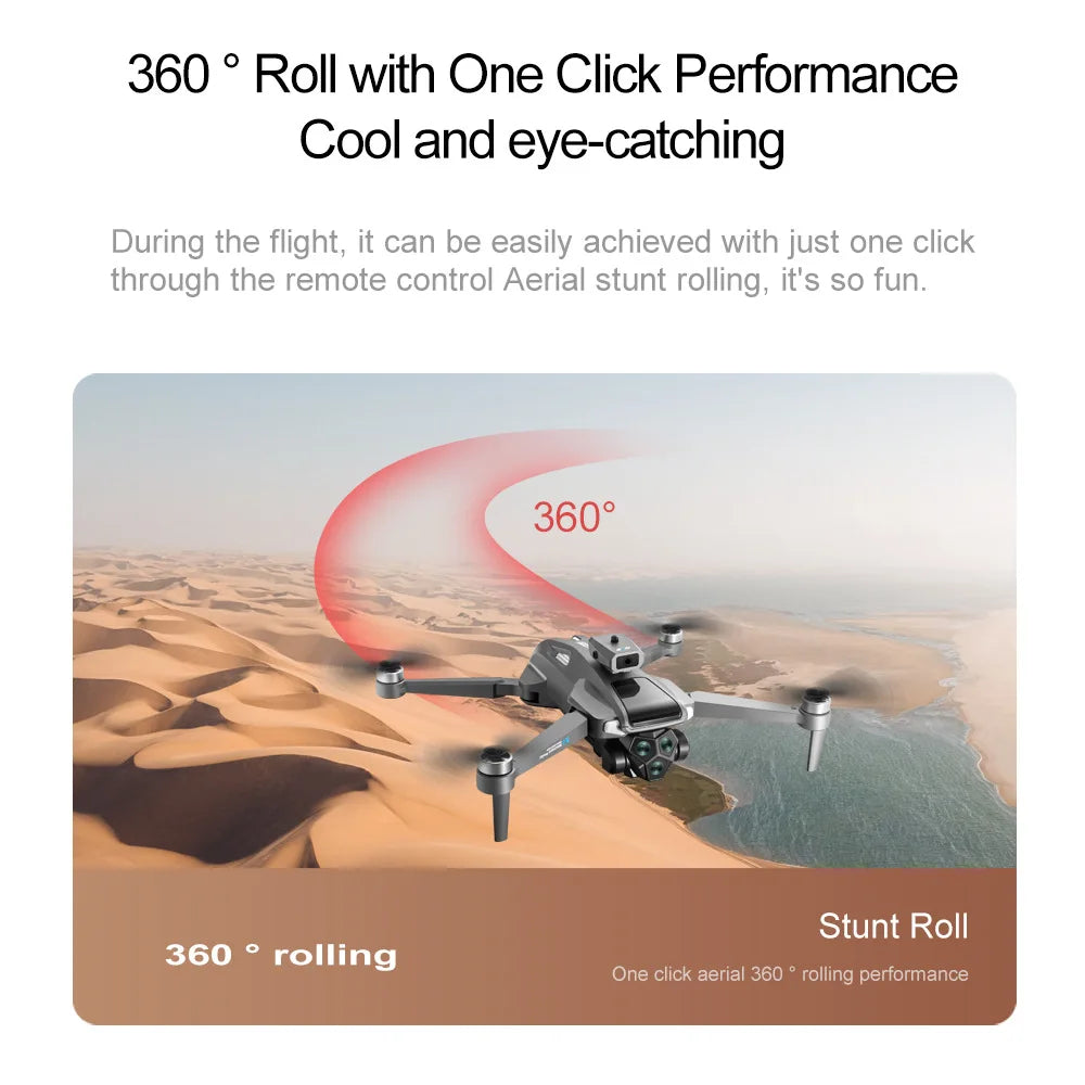 2026 New M66 Drone HD Folding Remote Control With Camera And Screen 5G FPV Camera Quadcopter Brushless Motor RC Quadcopter