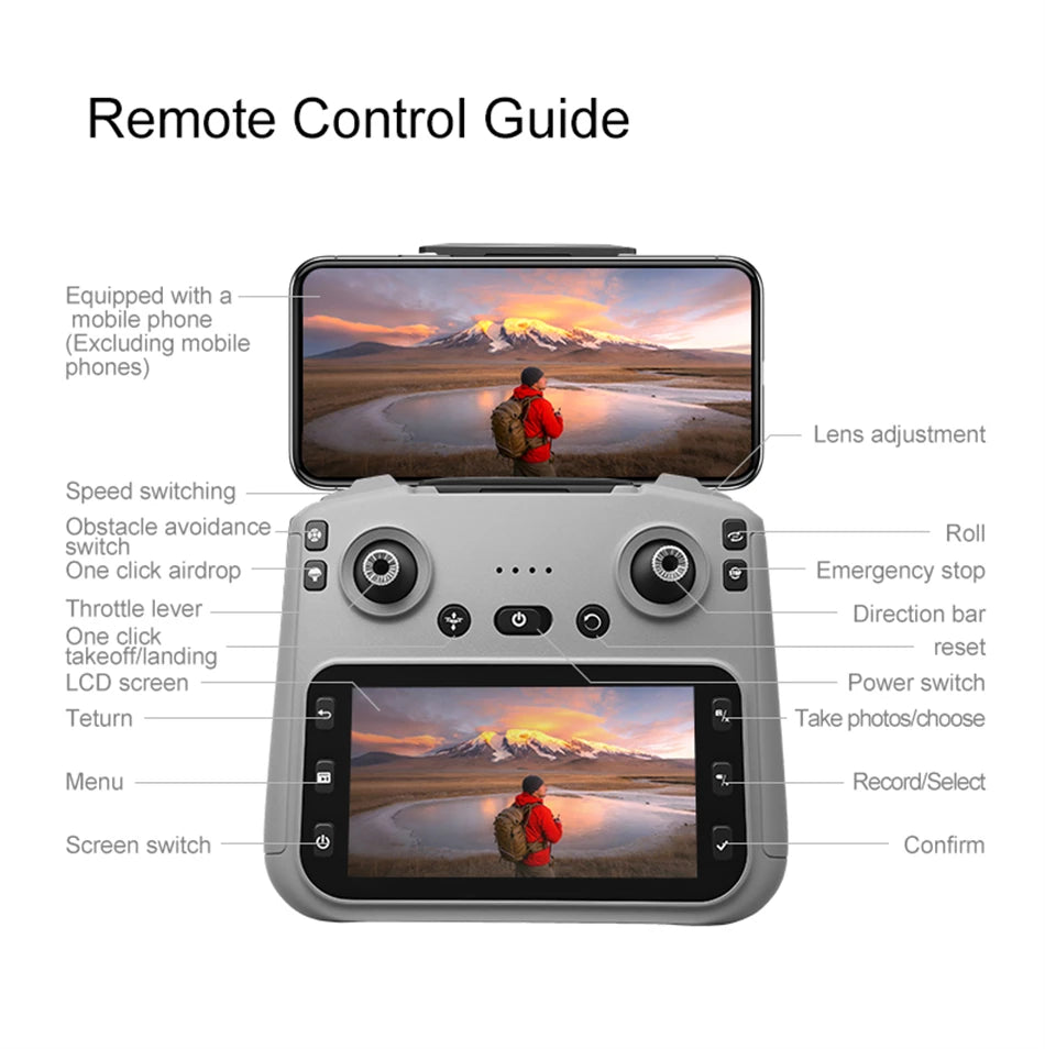 2026 K900 max Pro Drone 8K Professional HD RC