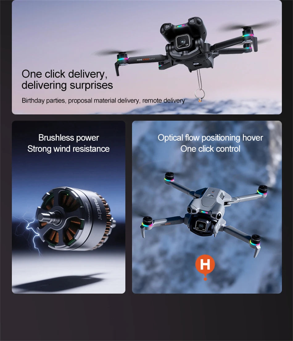 2026 K900 max Pro Drone 8K Professional HD RC