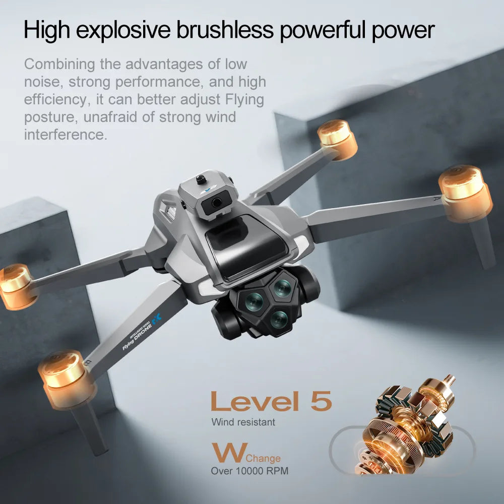 2026 New M66 Drone HD Folding Remote Control With Camera And Screen 5G FPV Camera Quadcopter Brushless Motor RC Quadcopter