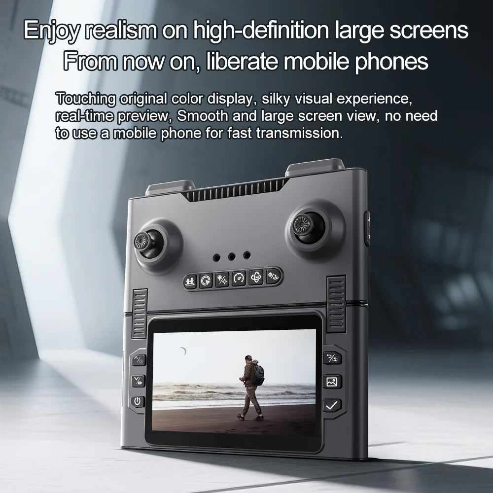 2026 New M66 Drone HD Folding Remote Control With Camera And Screen 5G FPV Camera Quadcopter Brushless Motor RC Quadcopter